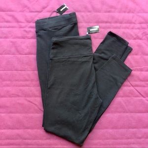 Express Black Leggings Medium (set of 2)